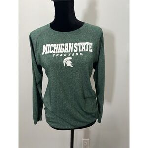 Genuine Stuff Youth Michigan State Spartans Long Sleeve Shirt, Green Youth Large